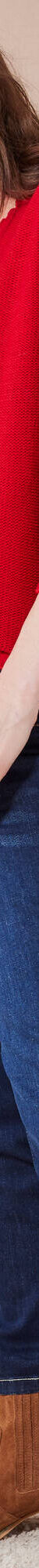 Pull col rond maille fantaisie (rouge) Pull col rond maille fantaisie (rouge)